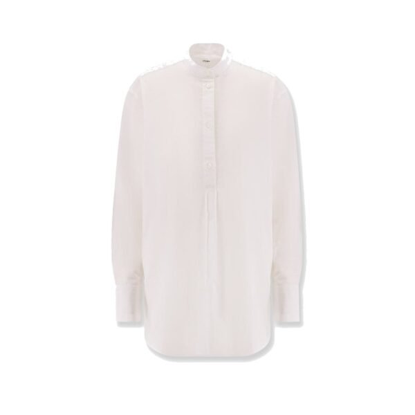 Toteme Stand collar organic cotton shirt