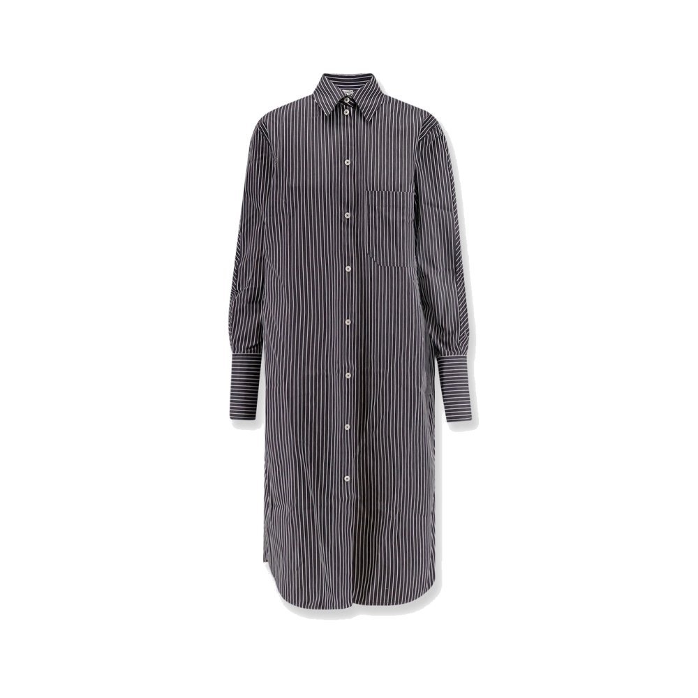 Toteme Striped Kimono-Sleeve Shirtdress Toteme Striped Kimono-Sleeve Shirtdress