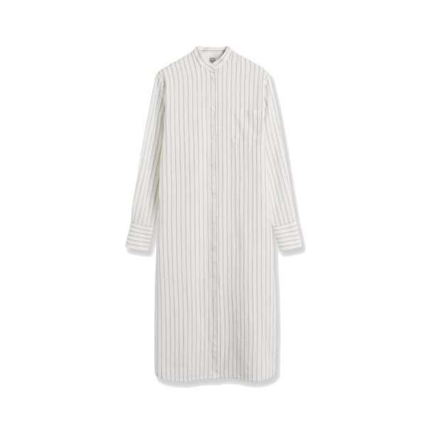 Toteme Striped Summer viscose, silk and cotton dress