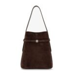 Toteme Suede Belted Bucket Bag