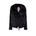 Valentini 1972 Cotton parka with faux fur lining