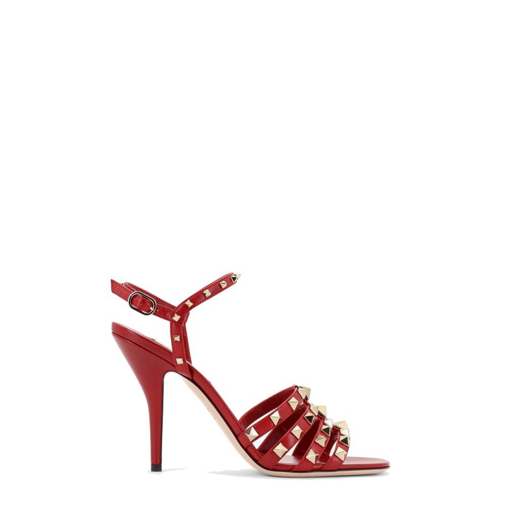 Valentino Garavani Rockstud leather sandals with iconic all-over studs Valentino Garavani Rockstud leather sandals with iconic all-over studs