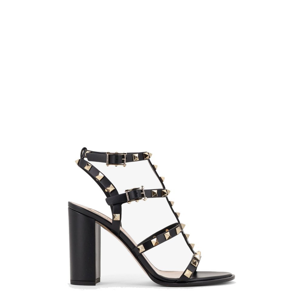 Valentino Garavani Rockstud leather sandals with iconic all-over studs Valentino Garavani Rockstud leather sandals with iconic all-over studs