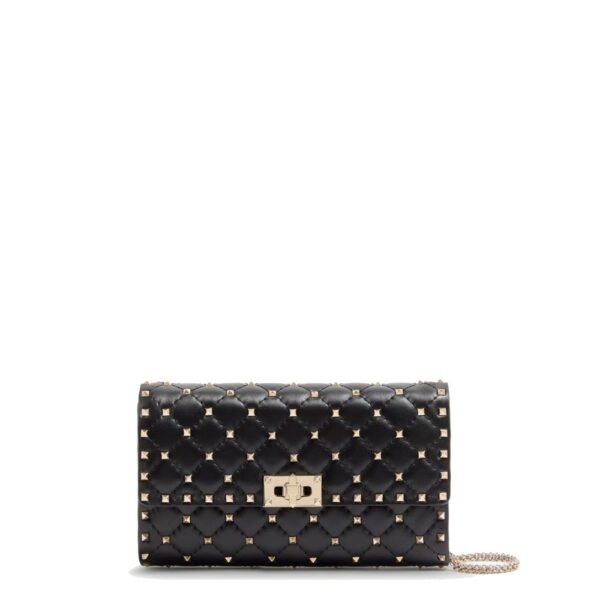 Valentino Garavani Rockstud Spike leather shoulder bag with iconic all-over studs