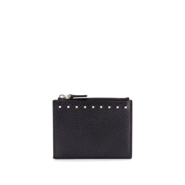 Valentino Garavani Valentino Garavani rockstud leather card holder