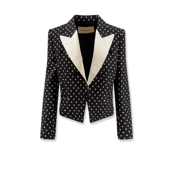 Valentino Polka-Dots viscose blazer