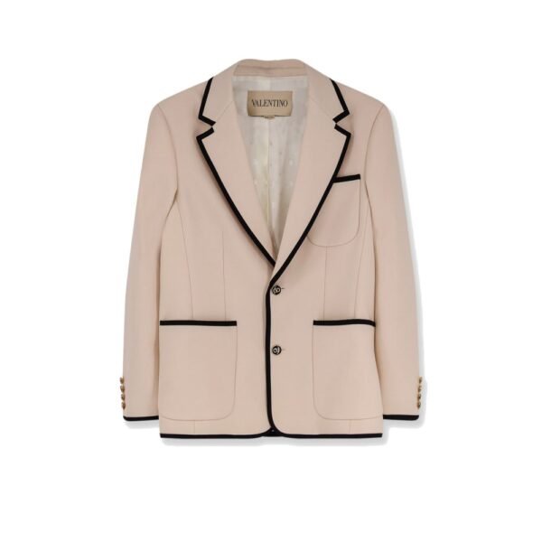 Valentino Single-breasted virgin wool blazer