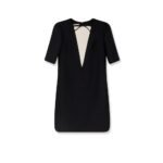 Valentino Virgin wool and silk mini dress