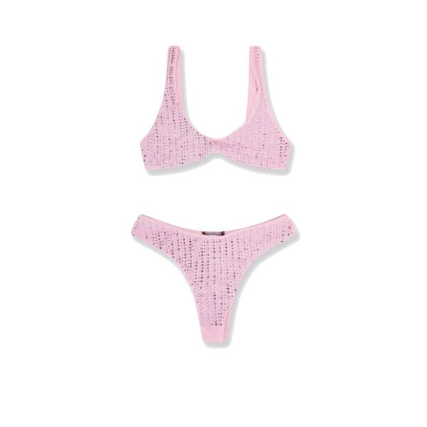 Venuja Bikini in nylon con strass all-over