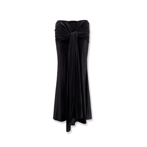 Venuja Shiny microfiber skirt with satin effect