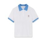 Versace Cotton polo shirt with Medusa embroidery