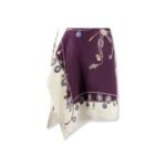 Versace Printed silk twill miniskirt