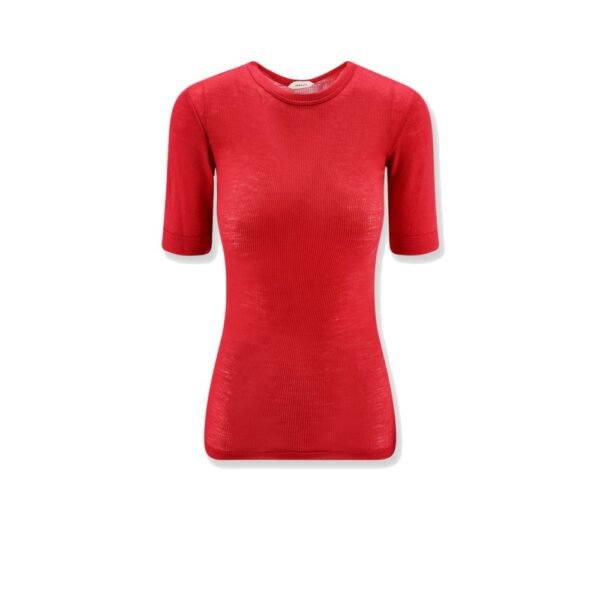 Versace Ribbed cotton t-shirt