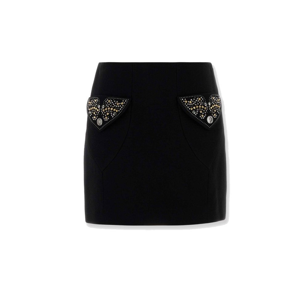 Versace Virgin wool mini skirt Versace Virgin wool mini skirt