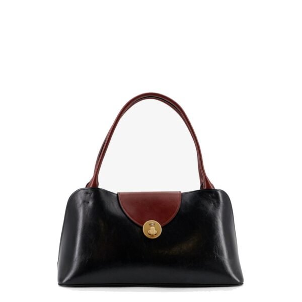 Versace Vivian leather shoulder bag