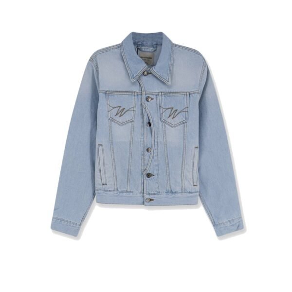 Walk in Paris Postman blue denim jacket