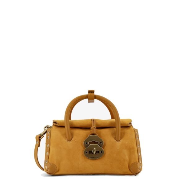Zanellato Dotta baby suede crossbody bag