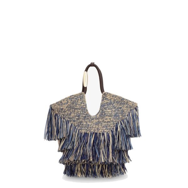 Zimmermann Goldentime raffia handbag