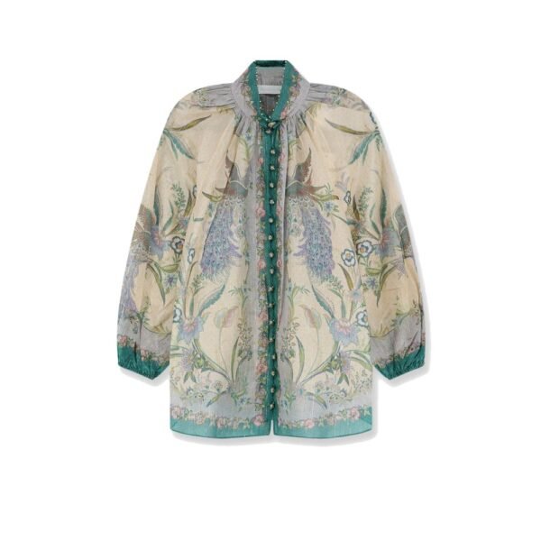 Zimmermann Indra cotton and silk shirt