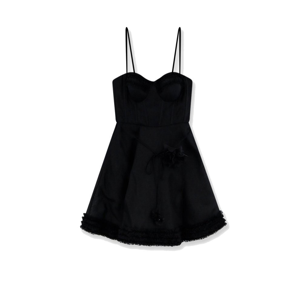 Zimmermann Luna linen and silk blend mini dress Zimmermann Luna linen and silk blend mini dress